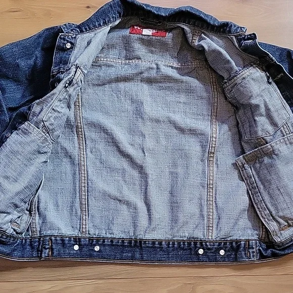 Wrangler Womens Classic Denim Jacket - Blue Size M - Picture 4 of 11